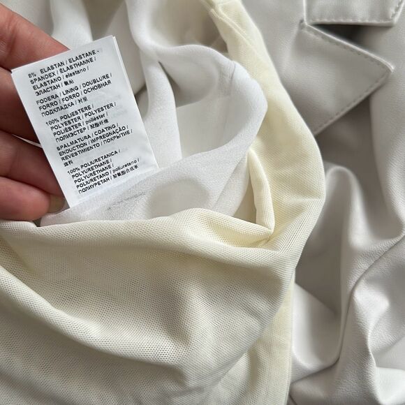 PINKO Dedicato 3 Bodysuit in White Made in Italy Size 6 US - Picture 11 of 13